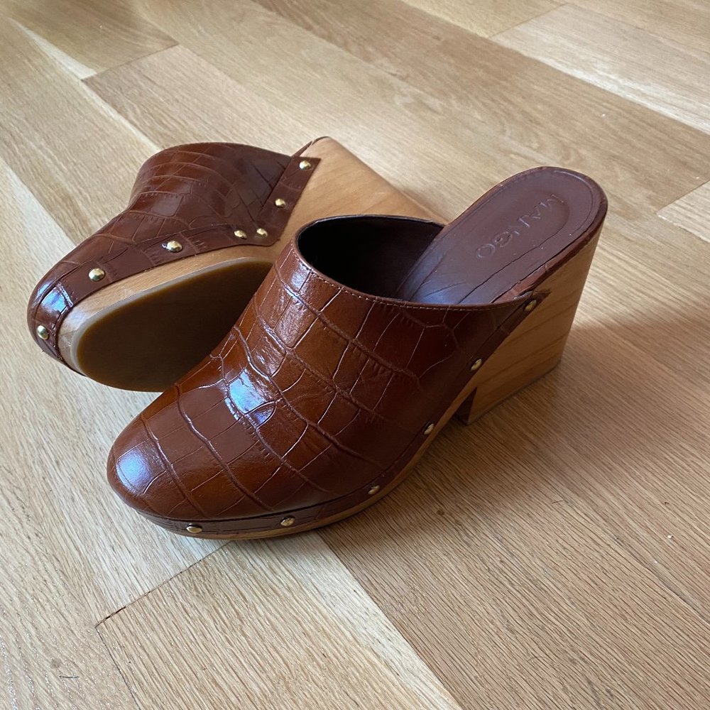 Mango size 8 (39) chunky heel